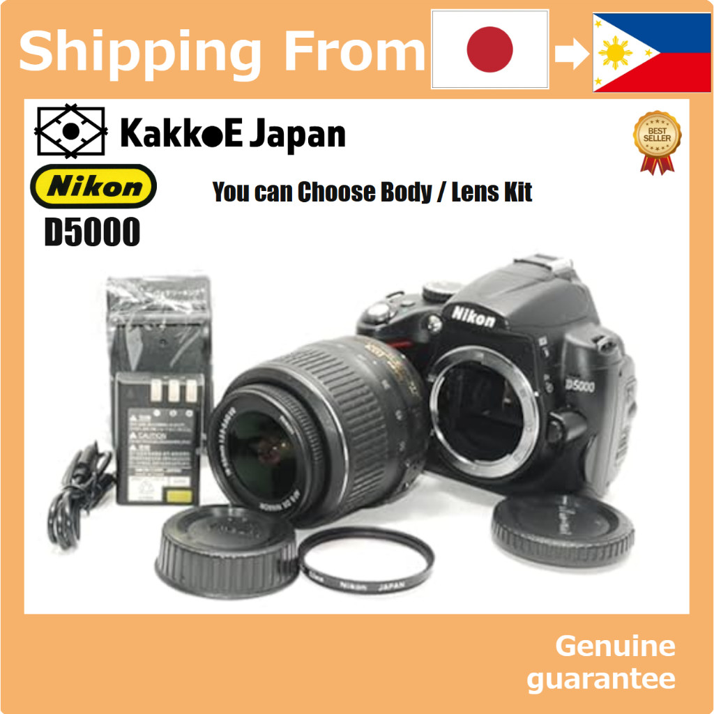 Câmera Digital SLR Nikon D5000 Pre-loved (Usada Japão) - Apenas Corpo - Excelente para Fotógrafos Amadores e Profissionais - Compatível com Lentes NIKKOR - Qualidade Nikon Comprovada - Ideal para Fotos e Vídeos - Corpo Robusto e Ergonômico -...