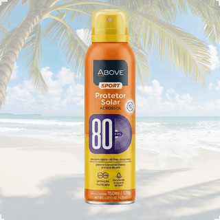 Protetor Solar Aerossol FPS 80 Above Sport 150ml Oil Free