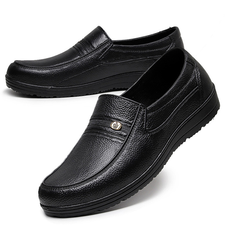 Botas de chuva masculinas de cano baixo, sapatos de plástico, tubo curto, antiderrapante, sola grossa, Chef de cozinha, 