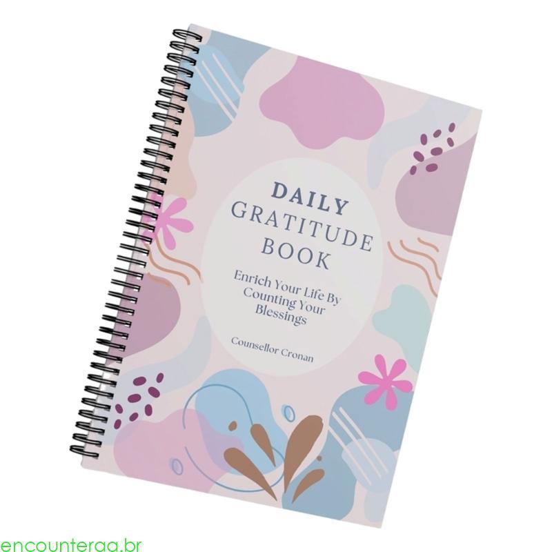Imagem Encontroraa Mindfulness Planner Notebook Para Reflexão Diária Diário Portátil Gratidão Páginas Estruturadas Pap
