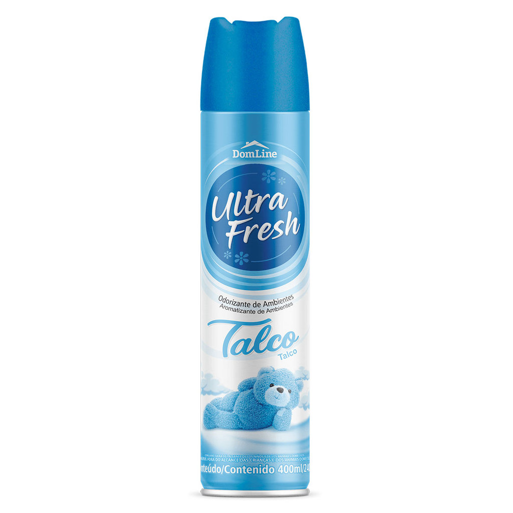 Odorizador de ambientes aerossol Talco 400ml Ultra Fresh
