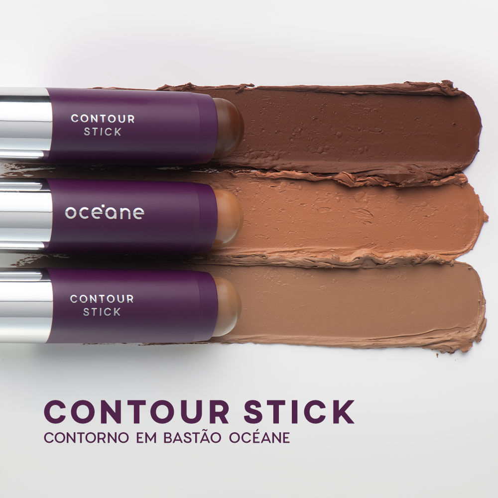 Kit Contorno em Bastão Marrom Médio + Sister Blend Roxa Océane Purple (2 Produtos)