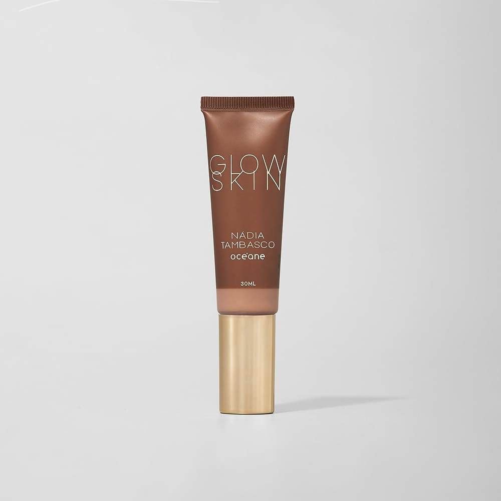 Primer Iluminador Facial Escuro Nádia Tambasco By Océane - Glow Skin Tan 30ml