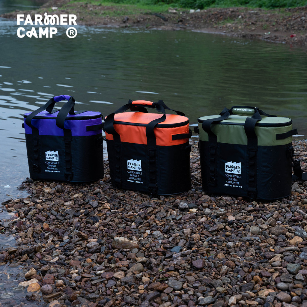 Agricultor acampamento pesca Tote pacote de gelo isca pesca marítima rocha pesca à prova dwaterproof água profissional f