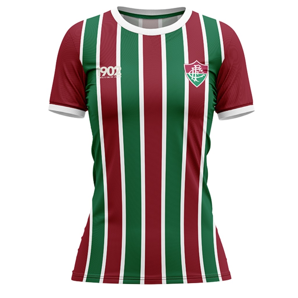 Camisa Fluminense Fc Attract Feminina Licenciada Original