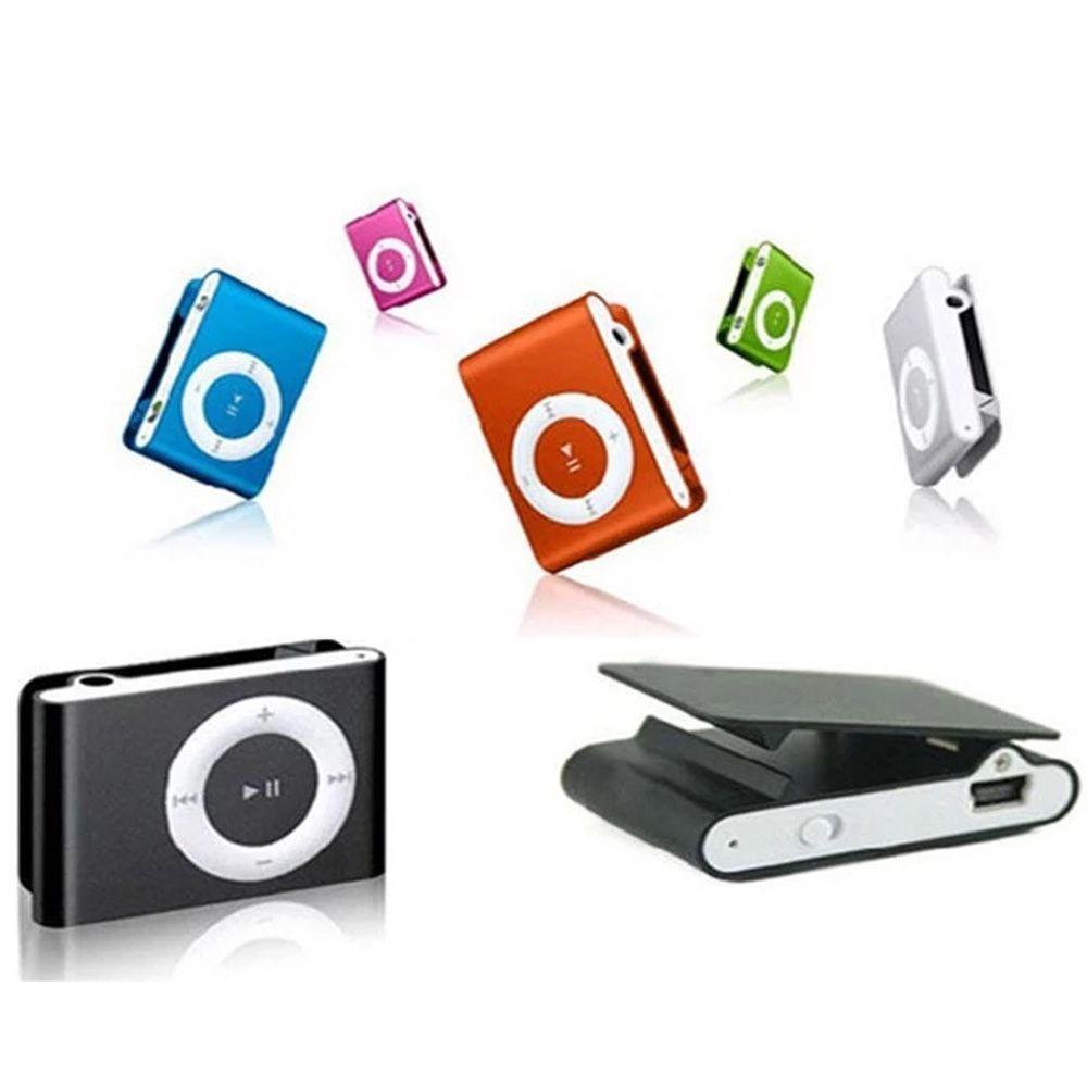 SUNDANCE Clip MP3 Mini Fashion Walkman Metal 3.5mm Espelho Leitor De Música