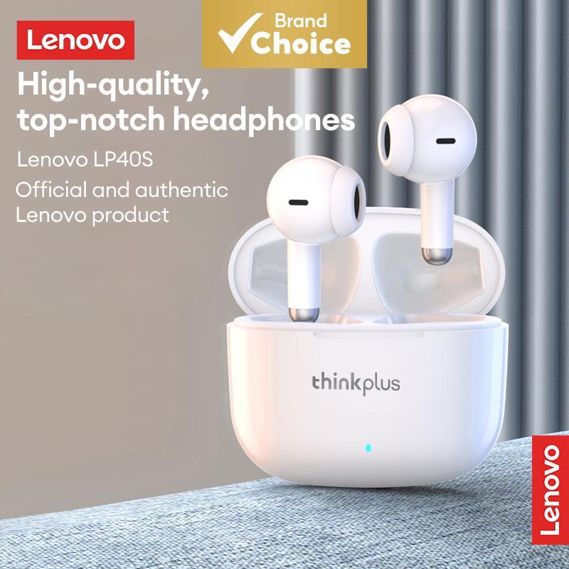 Lenovo LP40 Pro Fones De Ouvido À Prova D'água Sem Fio Bluetooth Com Microfone Bateria De Longa Duração Vida Para Música