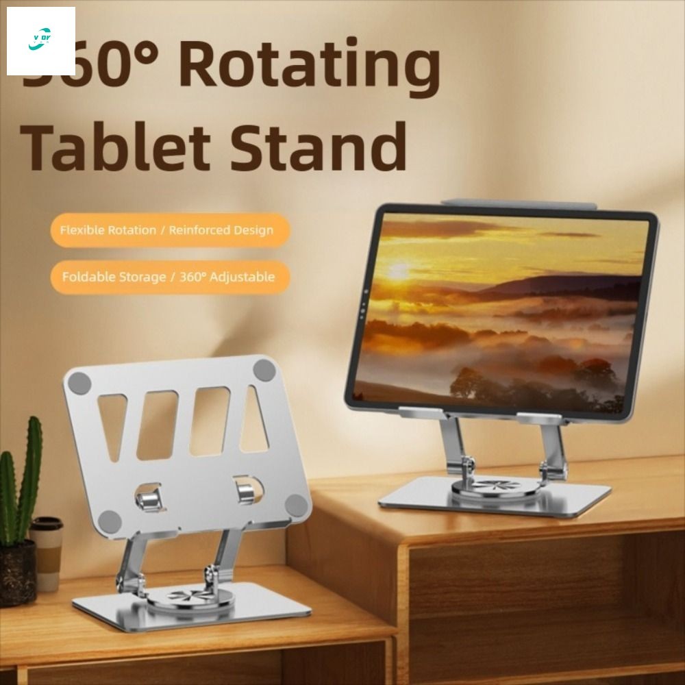 360 ° Suporte Giratório Dobrável Para Tablet-De Metal Ajustável Universal Laptop De 10 A 13 Polegadas