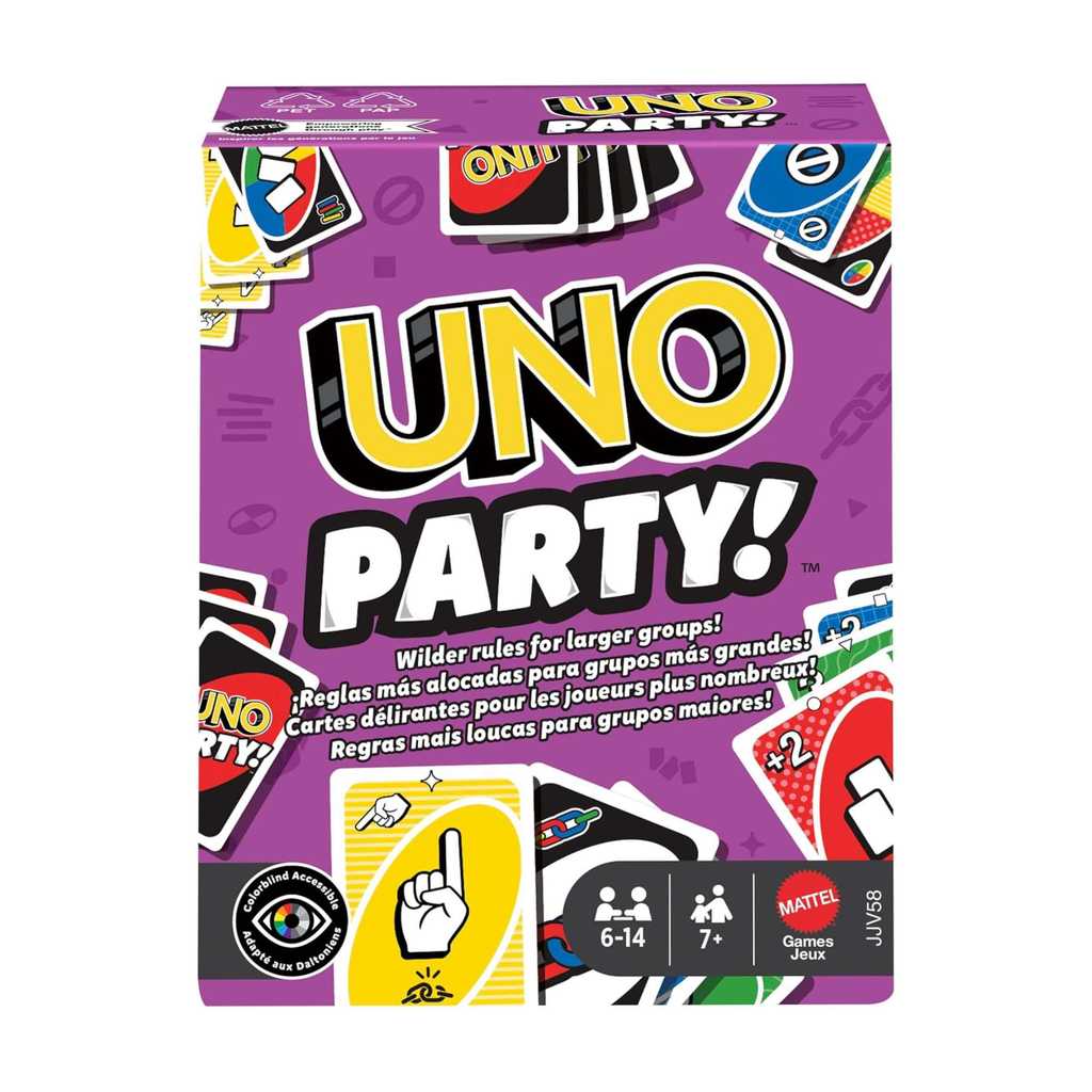 Jogo de Cartas UNO Party Refresh - Edição Festiva Mattel