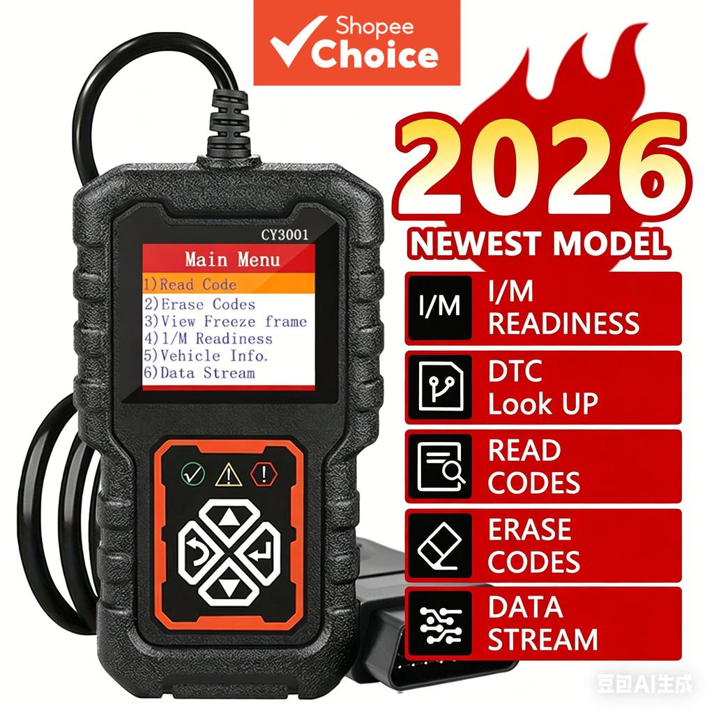 Ferramentas de Diagnóstico CY3001 Scanner OBD2 USB de Alta Precisão