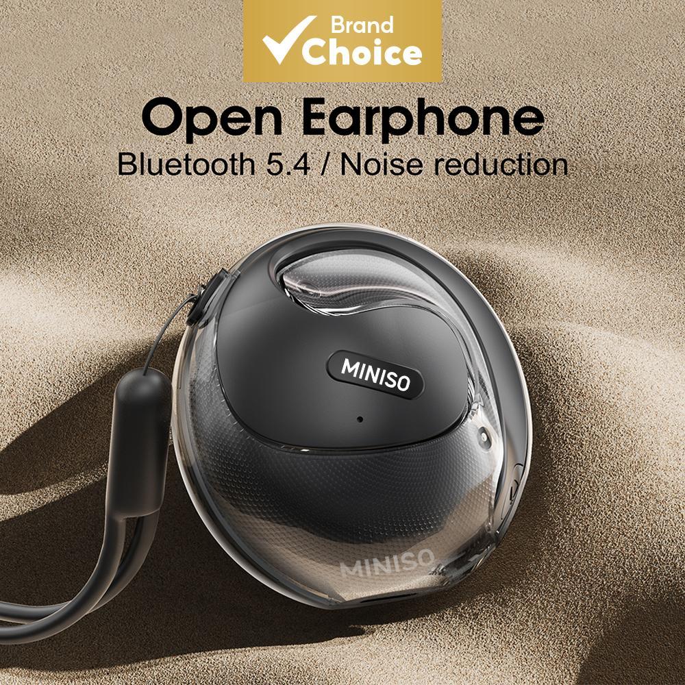 MINISO X15 Pro Fones De Ouvido AI Smart Real-Time Tradução Sem Fio Bluetooth 5.4 Com Microfone IPX5 Esportivos À Prova D