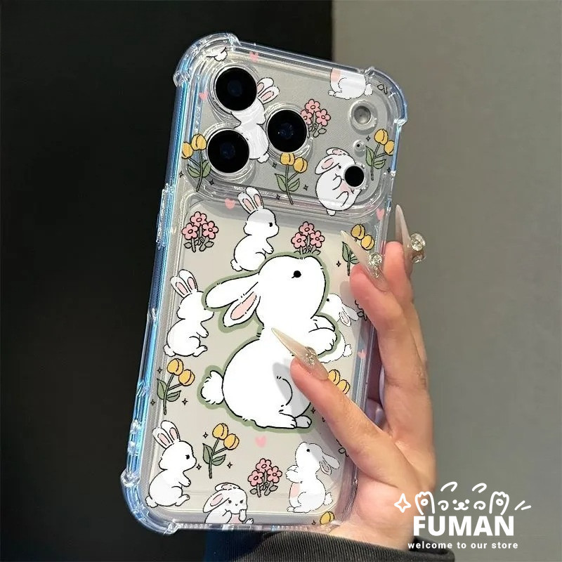Capa De Telefone Transparente De Quatro Cantos Com Flores Fofas Para Samsung Galaxy A20S A20E A17 A16 A15 A14 A13 A12 A1