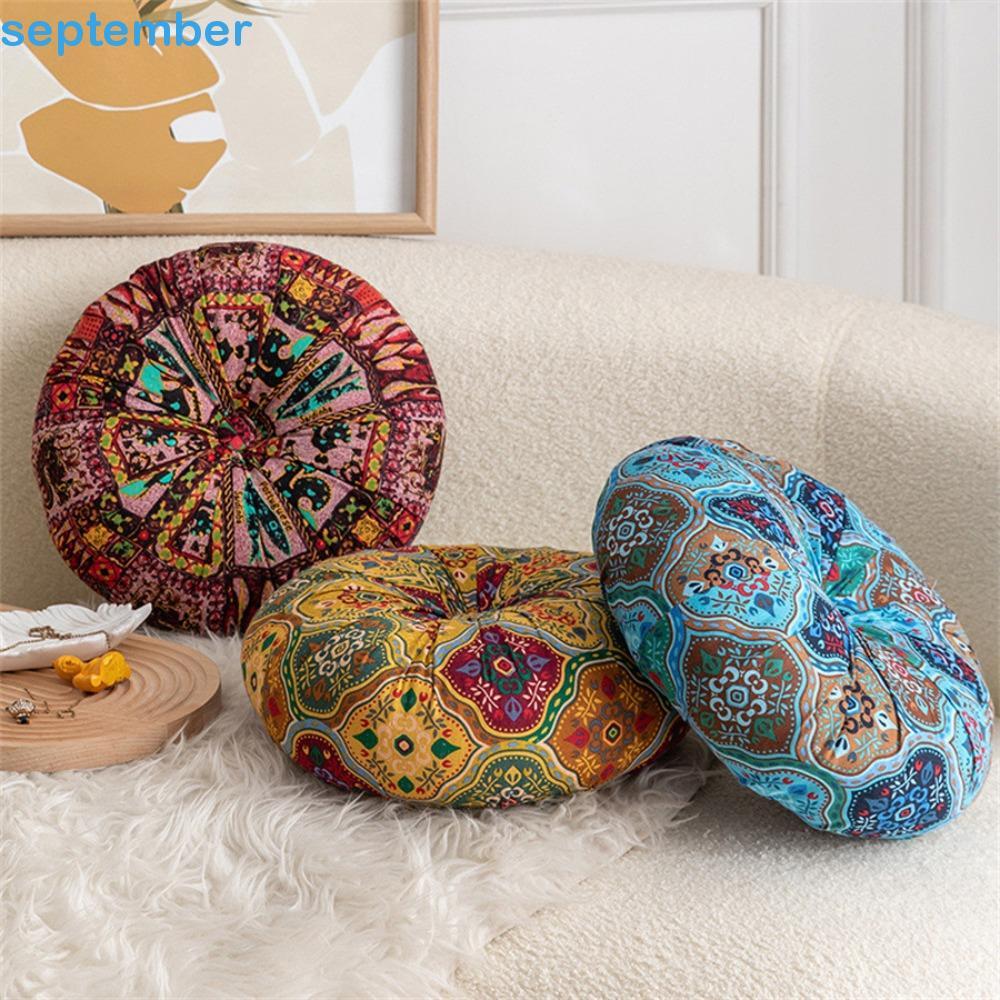 Imagem Almofada De Meditação Estilo Boêmio SEPTEMBERB , Assento Tatami Espessada Colorida , Futon Macio