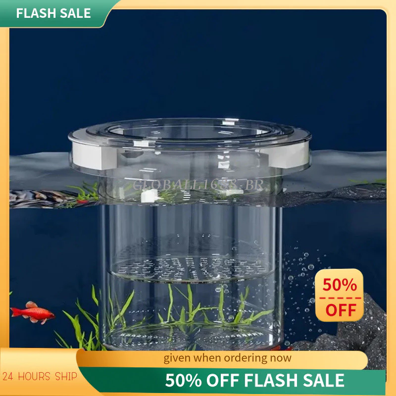 { READY STOCK } Caixa Flutuante De Criação E Isolamento De Peixes Para Aquários