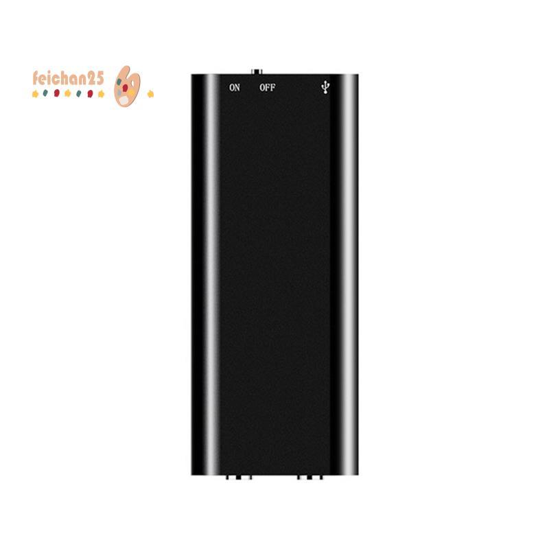 [Fast F] Gravador De Voz Ultrafino Digtal Som Ativado Ditafone Ruído Reduzir Gravação Criptografia Documen MP3 Player Es