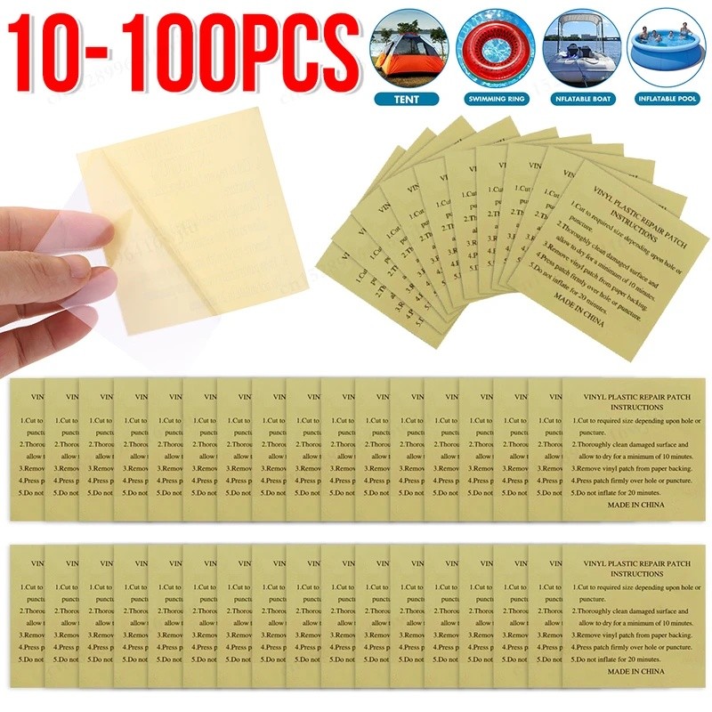 Kit de Reparação de Forro de Piscina 10/20 peças, Kit de Reparação Subaquática, Remendo Resistente à Água para Colchão I