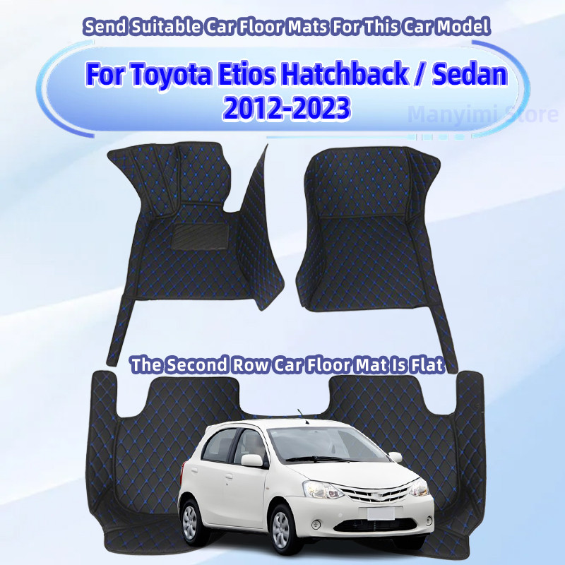 Tapetes De Carro Para Toyota Etios Hatchback/Sedã 2012-2023 Almofadas De Pé Acessórios Interiores Automóveis 22 21 20 19