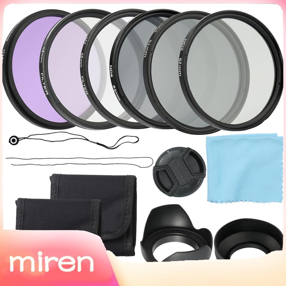 Miren.br Miren.br kit de filtros de lente para câmera profissional uv cpl fld e conjunto de filtros de densidade neutra