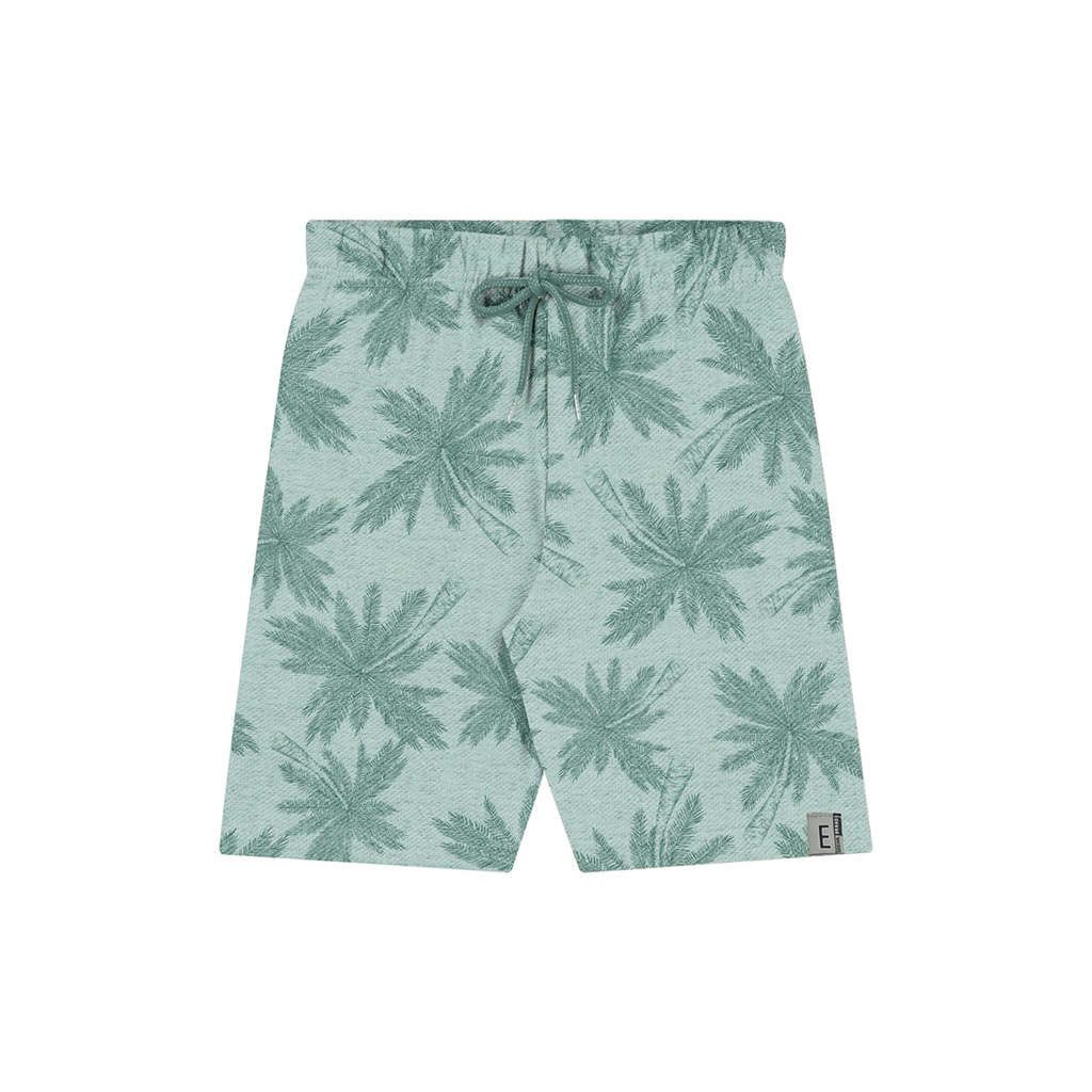 Bermuda Infantil Menino Moletom Com Cordão Elian Verde Claro