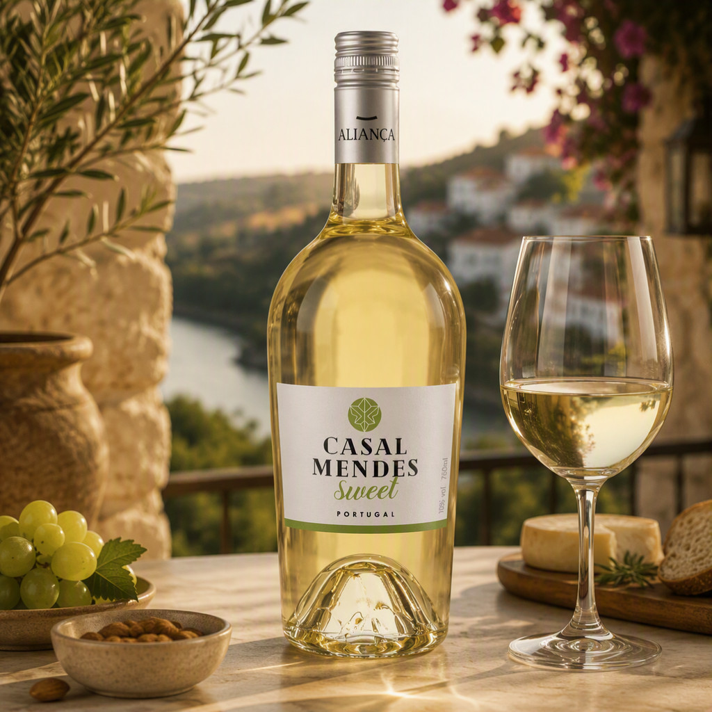 Vinho Português Branco Doce Sweet Casal Mendes 750ml — imagem 2 de 2