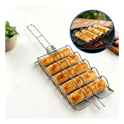 Grelha Para Pão De Alho/milho Churrasco Grelha Churrasqueira