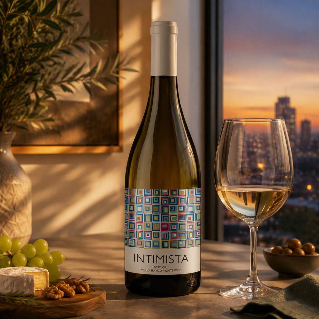 Vinho Português Branco Seco Intimista 750ml — imagem 2 de 2