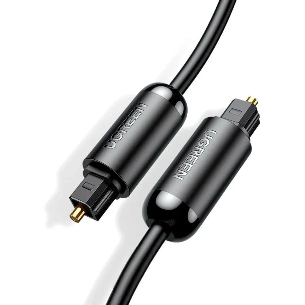 Cabo Óptico Toslink Ugreen 1 Metro Para Som Hi-Fi de TV e Home Theater Optimizando Sua