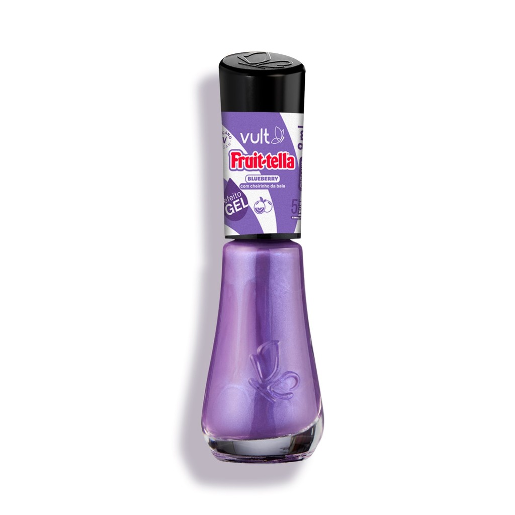 Vult Fruit-tella® 5FREE Roxo Blueberry - Esmalte 8ml