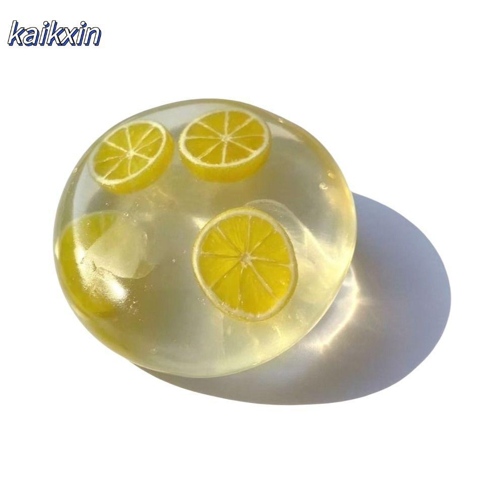 Aperto Antiestresse KAIKXIN , Brinquedos Transparentes Para Alívio Do Estresse De Resiliência Lenta , Bolas De Brinquedo