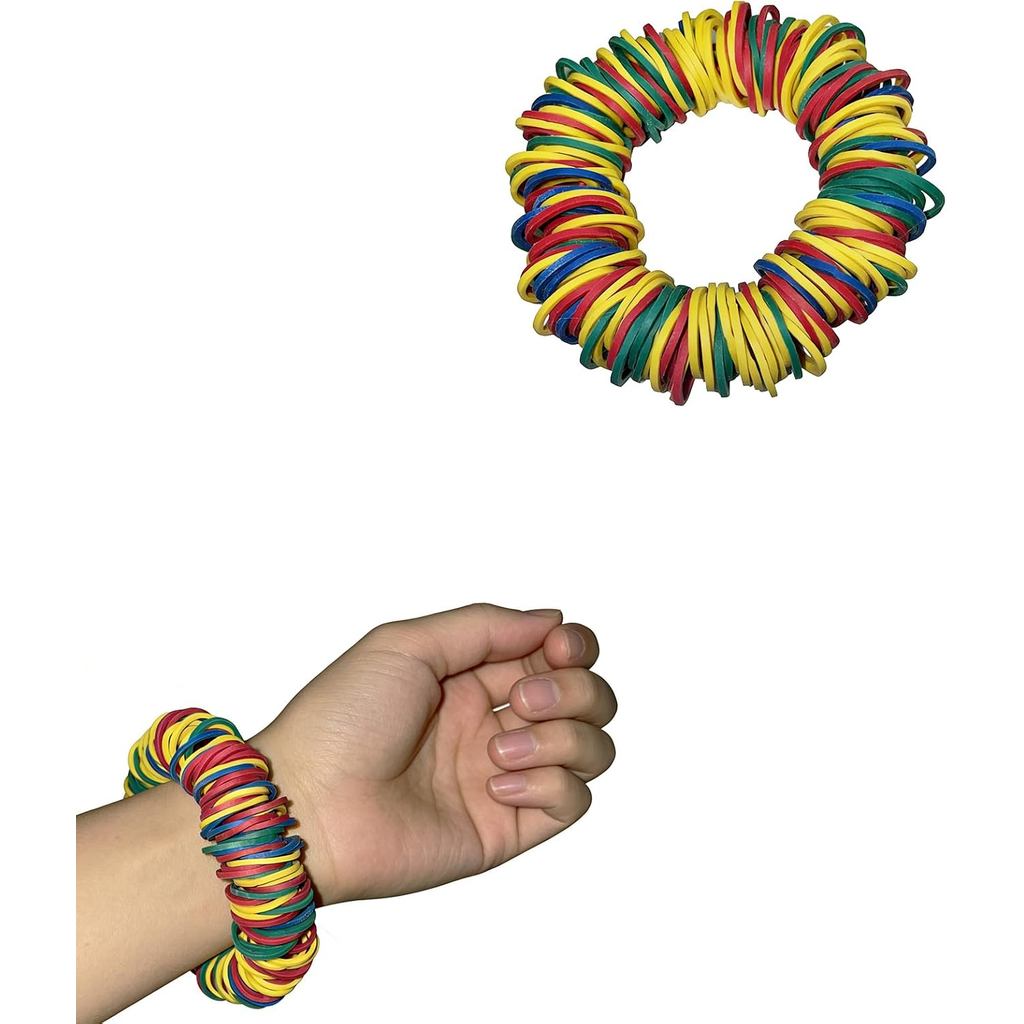 Pulseira Fidget Elástica para Aliviar o Estresse, para Adultos com TDAH, TOC, que Puxam os Cabelos, Mordem as Unhas, Ape