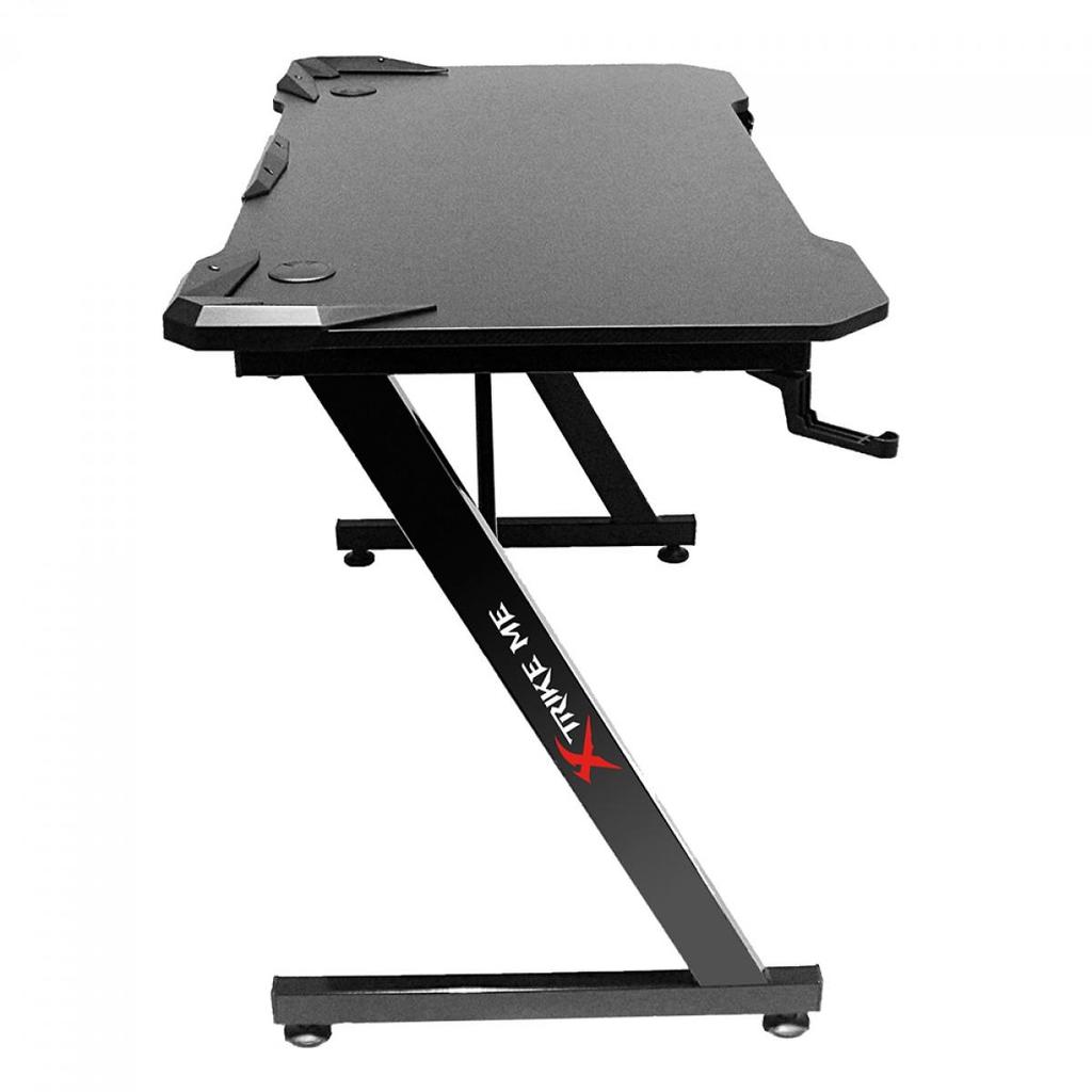 Mesa Gamer Xtrike Me DK-02, Com Suporte Para Headset e Copo, Preto — imagem 2 de 2