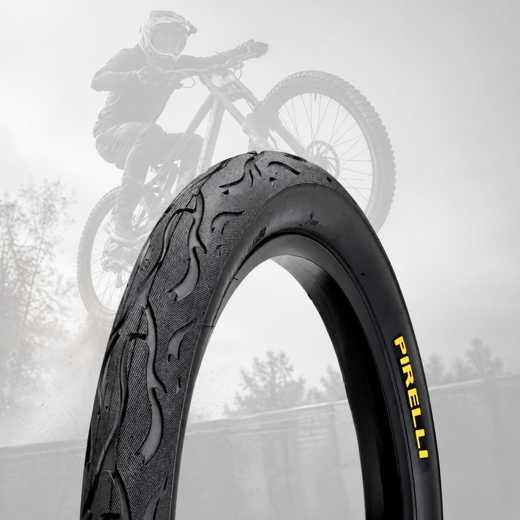 Pneu Pirelli Tornado Beta Aro 24 X 2.125 Tipo Flame Balão Slick Bicicleta Intanfil Eletrica