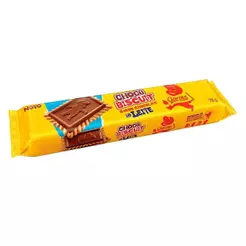 Biscoito Garoto Choco Biscuit Chocolate ao Leite 78g - Embalagem com 30 Unidades