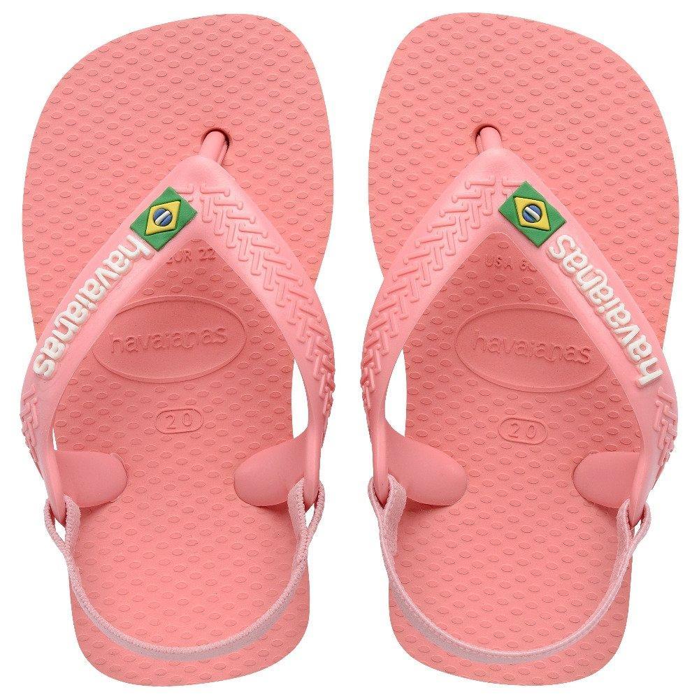 Havaianas Baby Brasil Logo Manga Rosa
