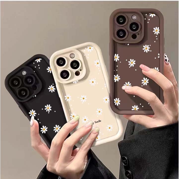 INS Sorriso Margarida Caso De Telefone Para Samsung A27 A57 A37 A17 A07 A56 A26 A36 A55 A16 A15 A54 A06 A35 A23 A14 A53 