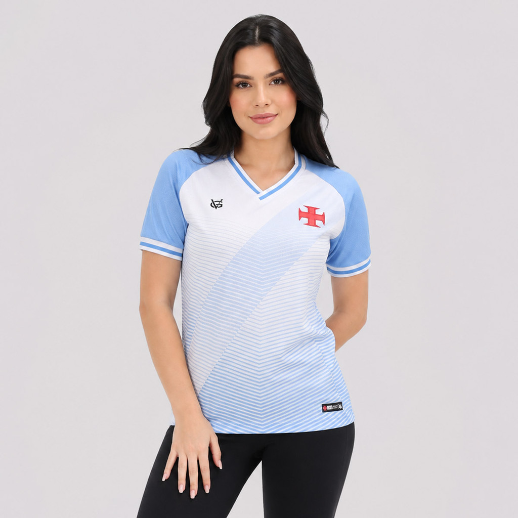 Camisa Vasco Mares do Almirante Feminina Azul