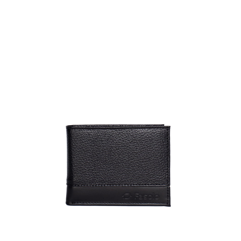 Carteira Masculina Fasolo Couro H087376751 Preto