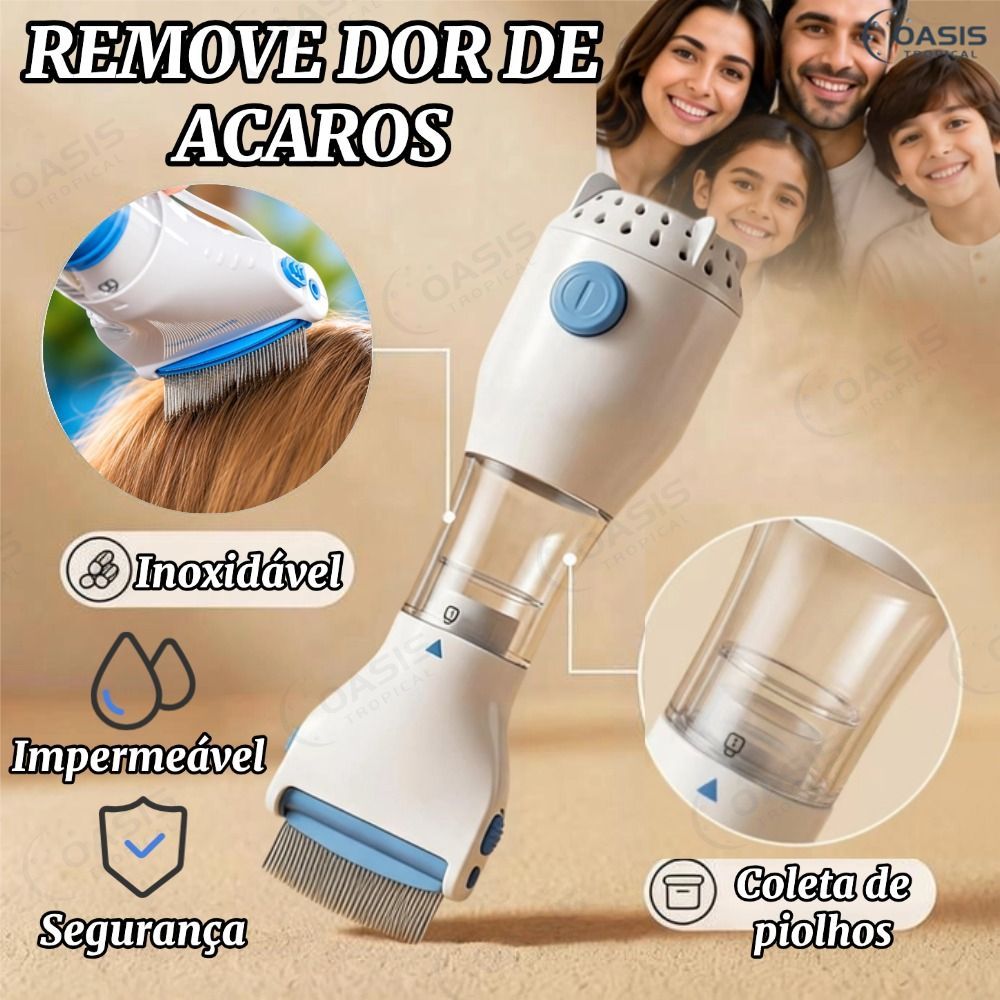 Removedor Elétrico De Piolhos  Pente Para Pulgas  Limpeza Física  Limpador De Pêlos De Animais De Estimação-OT