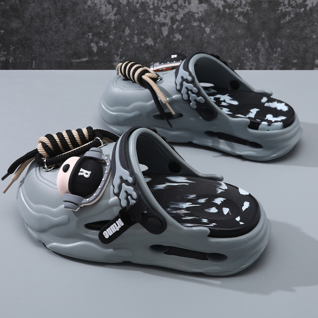 Buraco sapatos masculino fone de ouvido cão lazer esportes verão respirável confortável resistente ao desgaste casal ext