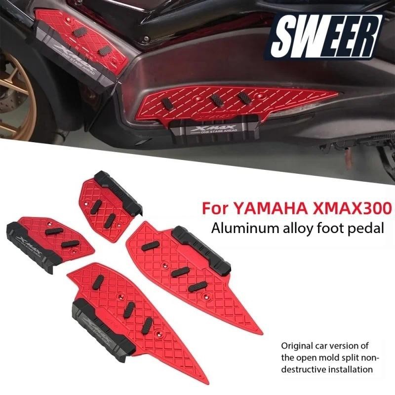 Motocicleta Footboard Passos Apoio Para Os Pés Almofada Pedal Almofadas YAMAHA XMAX300 xmax 300 2023-2024 Acessórios Mod