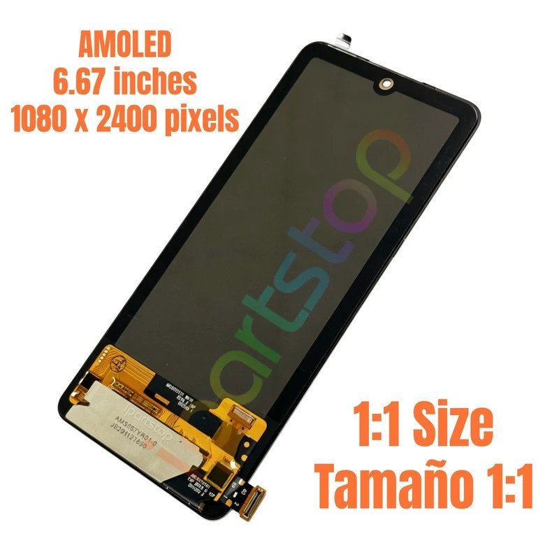 iParts Substituição de Novo Display para Xiaomi Redmi Note 14 4G 24117RN76G 2411