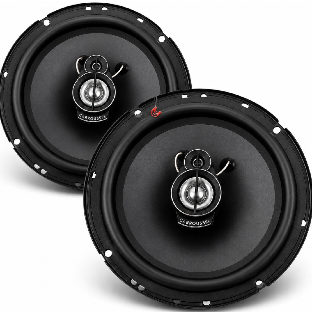 Par Falante Boca Medio 6 Polegadas 150w Porta Dianteira Traseira Triaxial Potencia Carroussel Auto