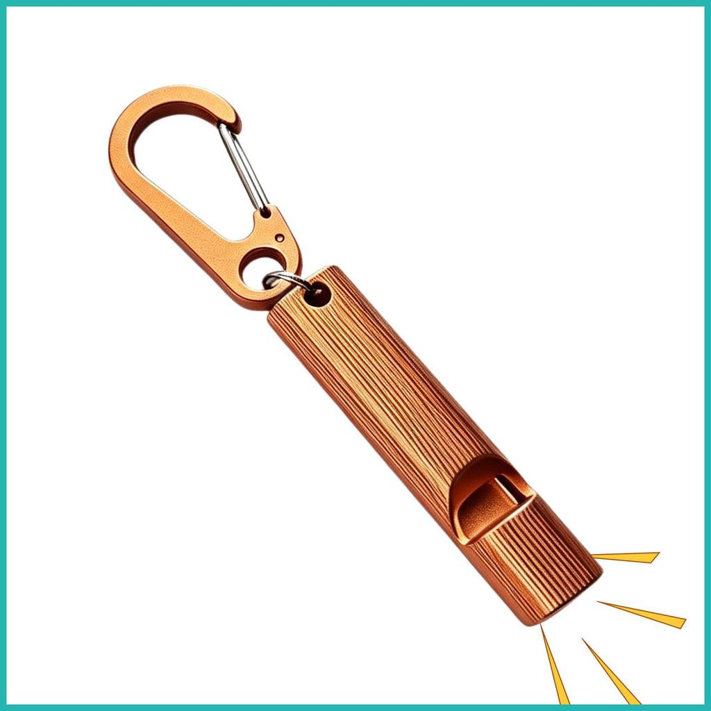 Apito De Sobrevivência Alto De Longo Alcance Com Mosquetão Alarme Ao Ar Livre Para Barco Pesca Caminhadas Aventura Xixin