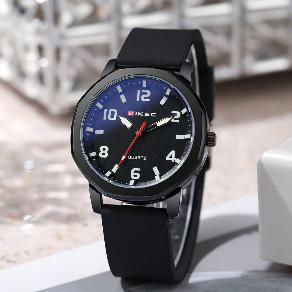 Novo produto tendência da moda masculino estudante relógio feminino grande Display de disco Digital exame mudo Universal