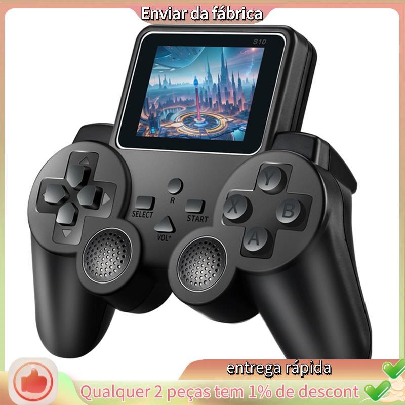 S10 Retro Handheld Game Player 2.4-Polegada Tela Gamepad Controlador Portátil Consoles De Videogame 520 Jogos Saída AV