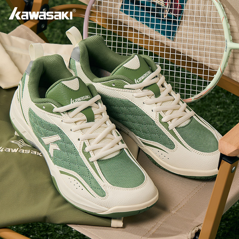 Kawasaki kawasaki ilimitado sapatos de Badminton das mulheres dos homens treinamento profissional sapatos esportivos abs