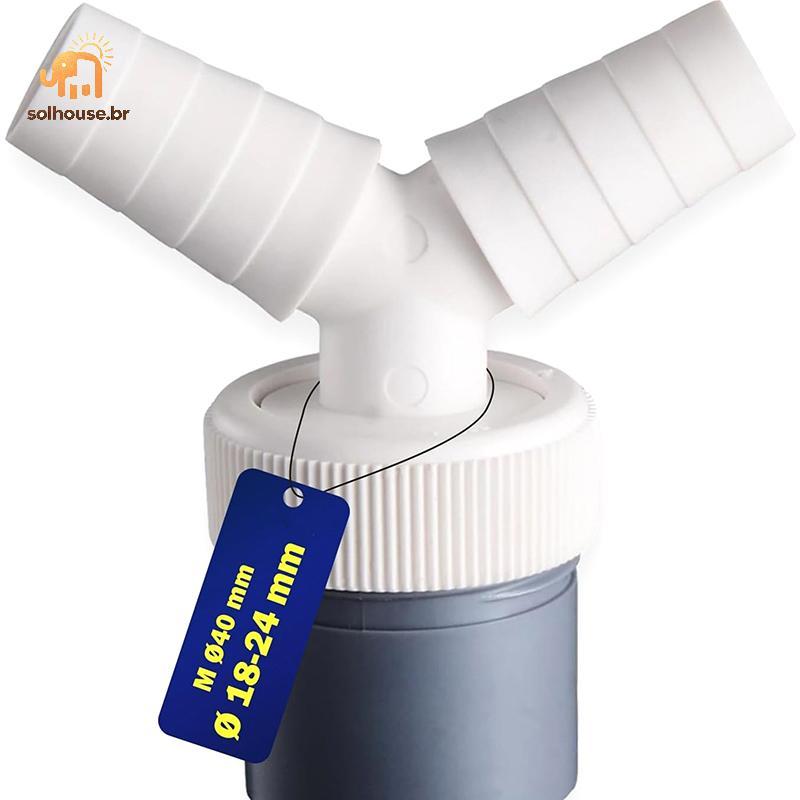 solhouse Máquina De Lavar Louça Adaptador De Drenagem De Três Vias Dois-Em-Um Conector Conversor De Mangueira De Extensã