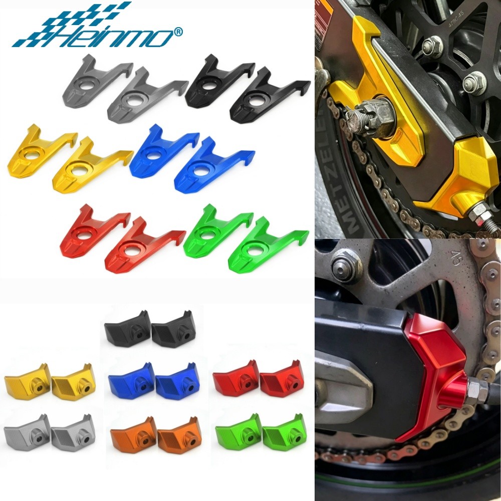 Para KAWASAKI Z800 2013-2016 Blocos Ajustadores De Corrente Traseira Braço Oscilante Capa Decorativa