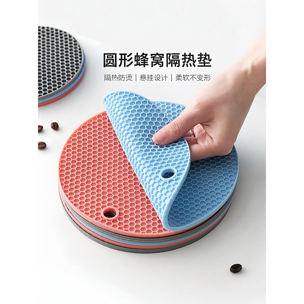 Tapete de Silicone resistente ao calor para mesa de jantar Tapete anti-escaldante antiderrapante resistente ao calor Tap