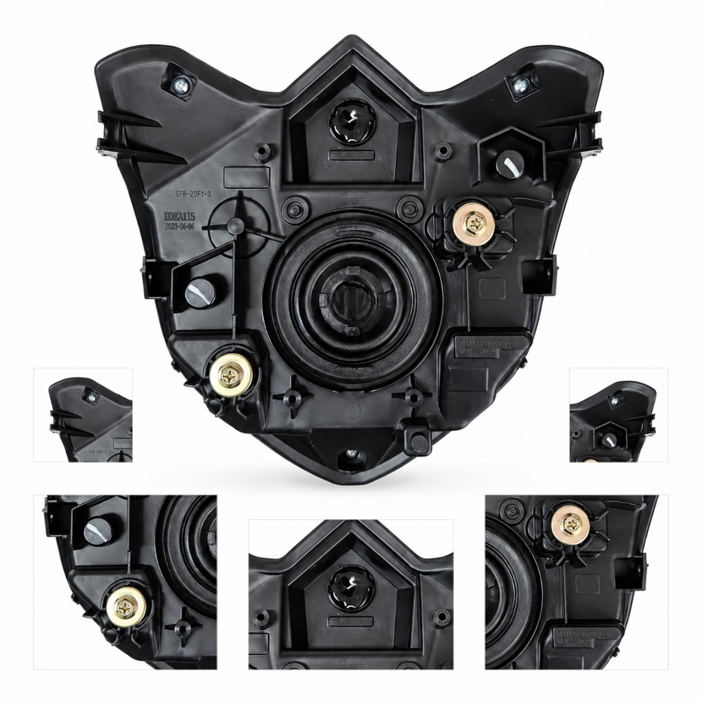 Farol Bloco Óptico Yamaha Xj6 2010 A 2017 — imagem 2 de 2